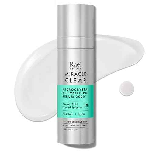 Rael Microcrystal Serum, Miracle Clear PM 2000 ? Azelaic Acid for Face, Pore Minimizer, Hydration, Korean Skin Care (1.08 fl oz)