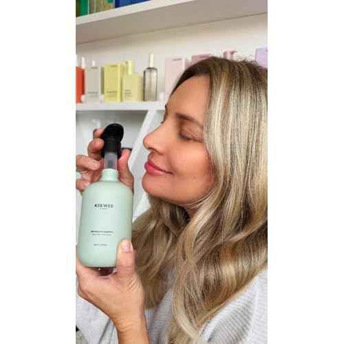 SRILabs KEEWEE Hair Growth Shampoo with Biotin, Niacinamide, Green Tea & Ginkgo ? Thickening for Thinning Hair & Hair Loss | Sulfate-Free, Color-Safe, Scalp-Calming