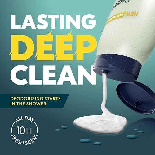 Degree All Day Fresh Body Wash Fresh Coconut Deep Cleansing 20 oz