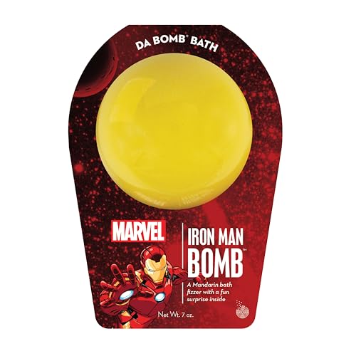 DA BOMB Iron Man Bomb Bath Bomb, 7oz (Pack of 2)