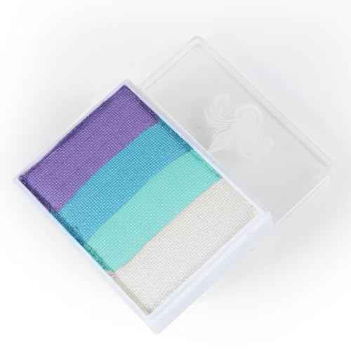 Anka Bella Professional Water Activated Rainbow Cake Face Paint£¨Pearl Sky£©50gm,Hypoallergenic, Non-Toxic,Face Body Painting Makeup