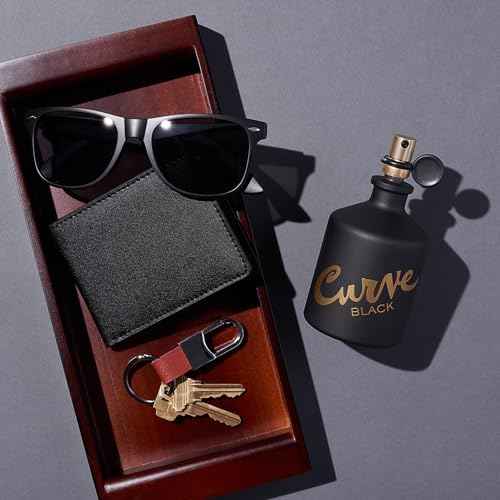 Curve Black For Men, Cologne Spray with Casual Day or Night Scent, 4.2 oz