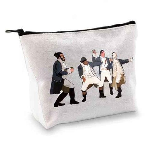 GJTIM Musical Gift Musical Theatre Makeup Bag Theatre Accessory Zipper Pouch for Musical Fans (HamMusical Makeup)
