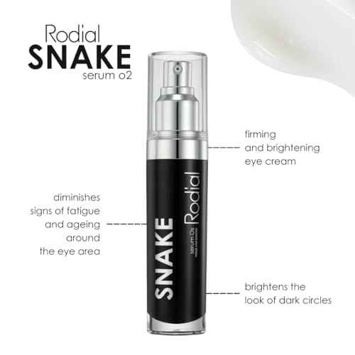 Rodial Snake Serum O2 1fl.oz. High-Performance Serum with Blurring-Effect for Reducing Lines and Wrinkles, Syn-ake Tripeptide for Firming and Smoothing Effect, Rejuvenating Hyaluronic Acid