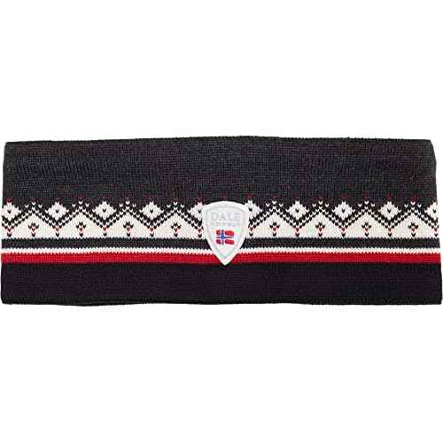 Dale of Norway Moritz Headband E-Dark Charcoal/Raspberry/Off-White/Black One Size