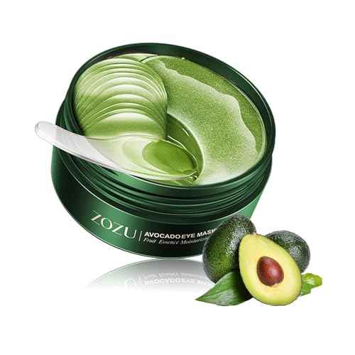 Green Cosmos 24k Under Eye Patches - 30 Pairs - Under Eye Mask for Eye Care,Hydrating Moisturizing Eye Mask Patch Under Eye Patches for Dark Circles and Puffiness (Avacado)