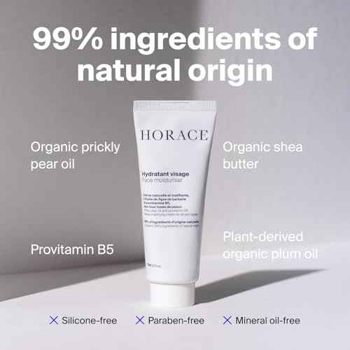 HORACE Gift Set with Purifying Face Cleanser, Gentle Face Scrub, and Mattifying Face Moisturizer - Skincare Set for Cleansing and Hydrating
