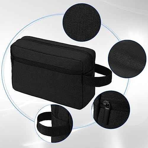 Paterr 32 Pcs Travel Toiletry Bag for Men Women Large Water Resistant Shaving Bag Hanging Cosmetic Bag Makeup Travel Pouch Foldable Toiletry Organizer with Divider Handle for Toiletries Accessories