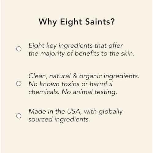 Eight Saints Soulmate Lotion Based 15% Glycolic Acid Serum For Women, Natural and Organic, Anti Aging Serum for Face, Reduce Wrinkles, Fine Lines, and Smooth Skin, 1.7 Ounce