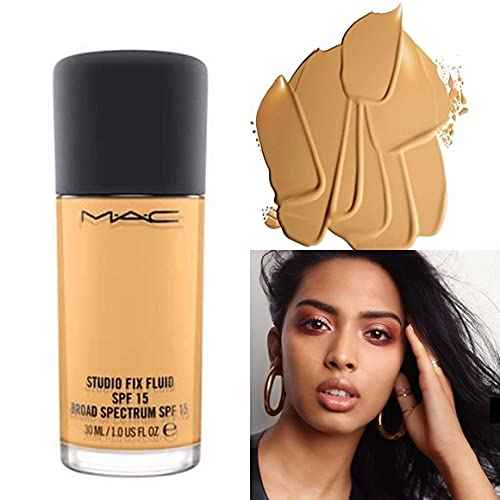 MAC Studio Fix Fluid Foundation "C45" - SPF 15 Broad Spectrum Foundation, Full Size, New in Box