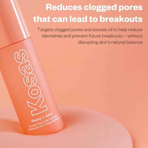 Kosas Plump + Juicy Comfy Clean Gel Cleanser ?Hydrating Face Wash for All Skin Types, Deep Clean & Moisturize, Soap & Sulfate Free, with Hyaluronic Acid, Panthenol & Beta Glucan?