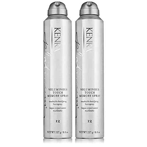 Platinum Voluminous Touch Memory Spray 12 | Bodifying, Fullness Hairspray | Lasting Sytle Memory for 96 Hours | Soft, Touchable Volume | All Hair Types