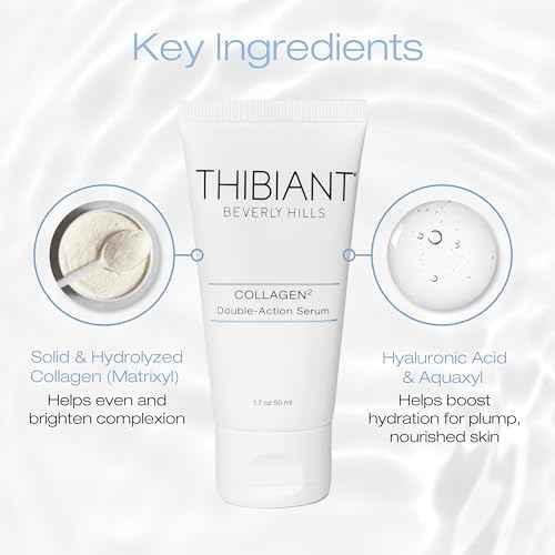 Collagen2 Double-Action Serum for Face Hyaluronic Acid and Matrixyl that Enhance Collagen Production, Reduce Fine Lines and Wrinkles, Fragrance-free, Paraben Free (1 .7 Oz)