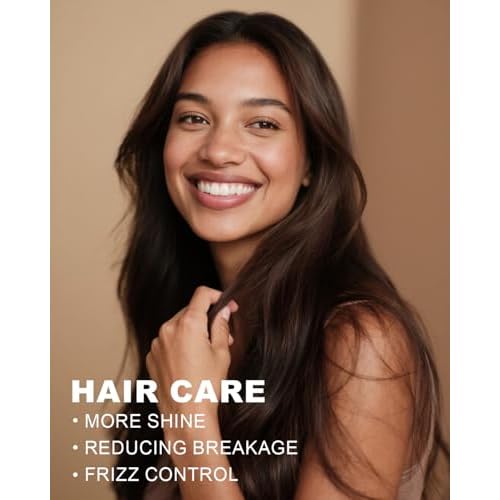 Argan Oil for Hair, Pure and Natural Morocco Argan Oil, Argon Oil For Hair, Scalp, Face & Skin Care, 100% Cold Pressed Hair Conditioner, Unrefined Argon Nails Carrier Oil (8 Fl Oz)