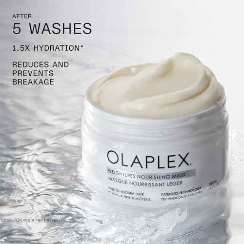 Olaplex Weightless Nourishing Mask: Cuticle Sealing Mask | Hydrate & Volumize | For Fine to Medium Hair, 200 ml / 6.7 Fl. Oz.