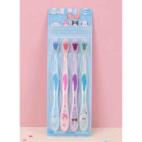 Generic Set of 4, Cute Toothbrush Set, Compact Head