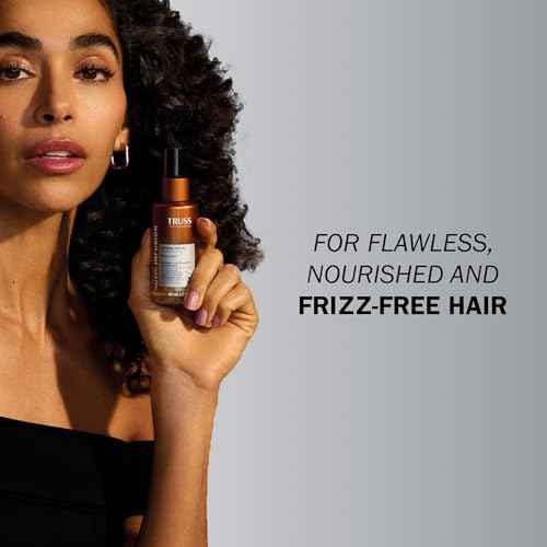 TRUSS Nutri Infusion Hair Oil for Damaged Hair - Hydrating, Anti-Frizz Finishing Oil - Provides Deep Nourishment, Heat Protection and Shine (2 fl oz)