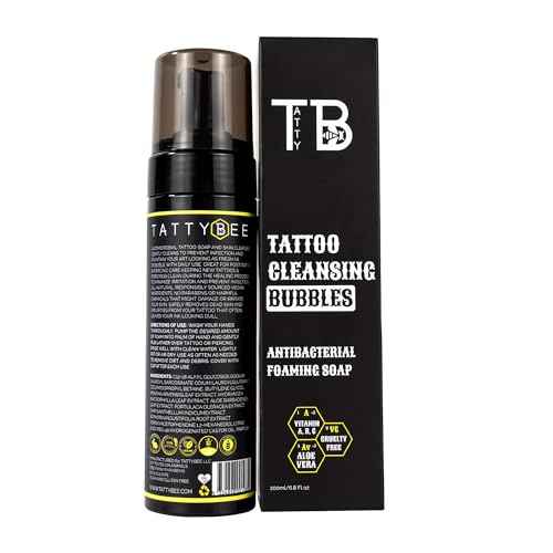 Tattoo Cleansing Foam ? Gentle Tattoo Aftercare Soap & Piercing Wash ? Hydrating Foam Cleanser for New Tattoos ? 6.8 fl oz