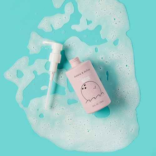 Dabble & Dollop Coconut Body Wash & Shampoo ? 3-in-1 Natural Bubble Bath for Kids, No Parabens or Sulfates, Vegan, Gluten-Free, Tear-Free (10oz, Pack of 2)