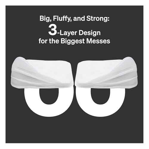 Baby Cotton Pads for Diaper Change by LoveNoobs, 60 Count, Ultra Soft 100% Organic Extra Large Cotton Pads for Baby Sensitive Skin, Lint-Free, Premium Jumbo Size, GOTS Certified