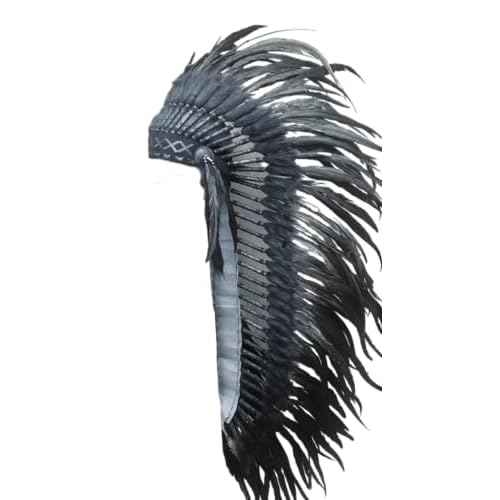 Theworldoffeathers Extra Long Feather Headdress - Indian Headdress Inspired - Headdresses