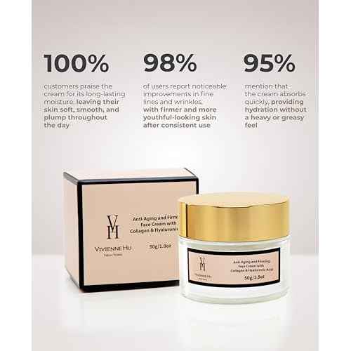 Anti-Aging and Firming Face Cream with Collagen and Hyaluronic Acid(50g/1.8oz)