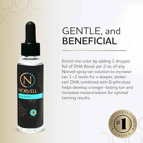 Norvell Spray Tan Solution DHA Boost Additive 2 oz ? Professional Sunless Tanning Solution Enhancer for Darker, Longer Lasting Color, Customizable Spray Tan Results, Easy Mix In Formula