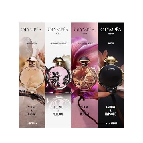 Paco Rabanne Olympea Fragrance For Women - Vanilla, Woody, Warm Spicy - Notes Of Water Jasmine, Ginger Flower And Green Mandarin - Salty And Floral Scent - Amber Floral Fragrance - Edp Spray - 1.7 Oz