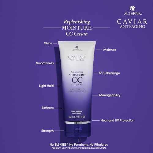 Alterna Caviar Anti-Aging Replenishing Moisture CC Cream, 3.4-Ounce (2-Pack)