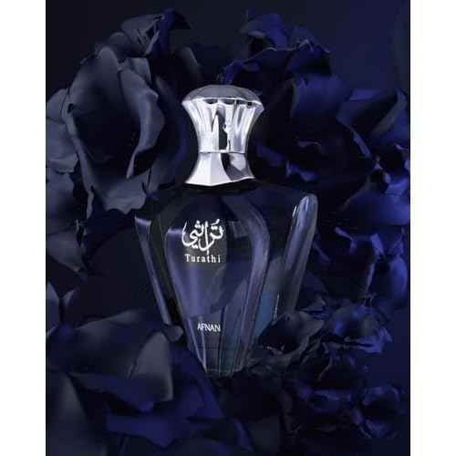 Afnan Turathi Blue Eau de Parfum Spray for Men, 3.0 Fl. Oz