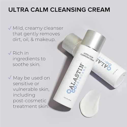 ALASTIN Skincare Ultra Calm Cleansing Cream Face Wash (5 oz) | Hydrating, Nourishing Daily Face Cleanser | Gentle Formula Safe for Sensitive Skin