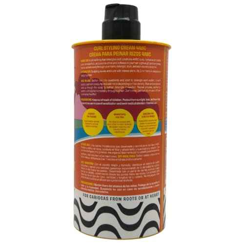 LOLA From Rio - Ela E Carioca 4ABC Curl-Defining Cream, Boost Hydration, Minimize Frizz, Provide Soft, Flexible Control for 4ABC Curl Type, 17.64 Fl Oz