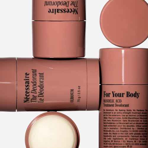 Nécessaire The Deodorant Olibanum | Natural Aluminum Free Deodorant For Women & Men. Extra Strength Treatment with Mandelic Acid. Free of Baking Soda, Ozokerite & Parabens (75 g/2.5 oz)