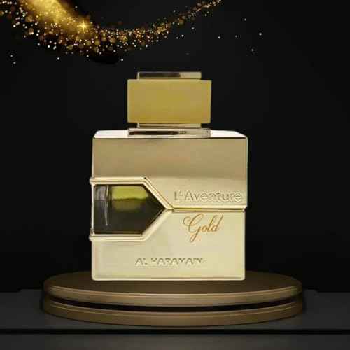 Al Haramain L'Aventure Gold for Women Eau de Parfum Spray, 3.40 Ounce (NEW 2022 Launch)