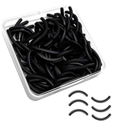 80Pack Fit for Tweezerman Eyelash Curler Refills,High Elasticity Silicone Replacement Pad Compatible with Tweezerman Eyelash Curler,Gentle & Safe,Use with Eye Lash Curlers.