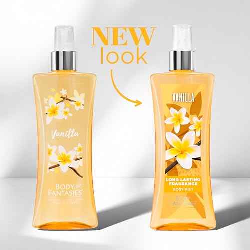 Body Fantasies Signature Fragrance Body Spray, Vanilla, 8 fl oz (Pack of 2)