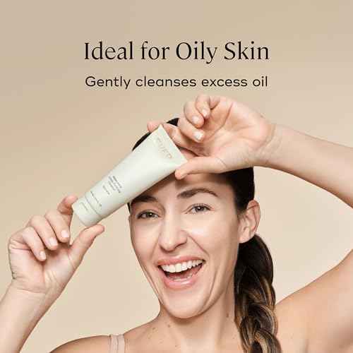 EVER Rebalance Gentle Purifying Cleanser ? Purifying Gel Cleanser with Salicylic Acid & Willow Bark for Oily Skin, Deep Pore Cleanse & Blemish Control, Clean-Formulated - 3.5 fl oz