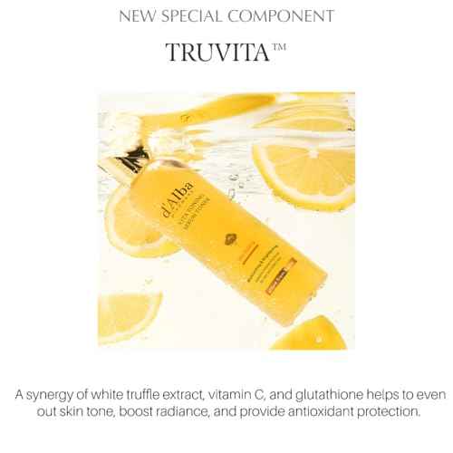 d'alba Piedmont White Truffle Vita Toning Serum Toner, Glass Skin with Double Vitamin Skincare, Face Moisturizer, (6.09 fl. oz)
