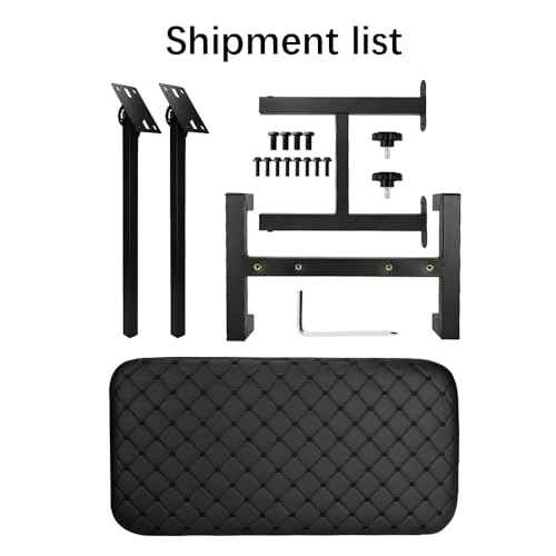 Heavy Duty Tattoo Armrest Stand -Height Adjustable Soft Tattoo Armrest with Magnetic Adjustable Tattoo Table Station for Tattoo Supplies, Professional Tattoo Furniture (Armrest Stand+One tray)