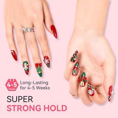 Makartt Rhinestone Glue for Nails - 60G No Wipe Super Strong Nail Gem Glue Bling Gel for 3D Decorations Nail Art Gems Jewelry Diamond for Nails Techs Supplies Beginners Nail Lamp Required
