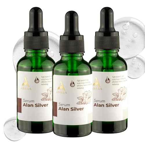 ABERA Alan Silver Serum ? Gentle Botanical Formula for Dry, Flaky Scalp and Sensitive Skin ? Enhances Skin Comfort and Moisture Balance ? Lightweight, Non-Greasy Texture ? Bonus Gift Included