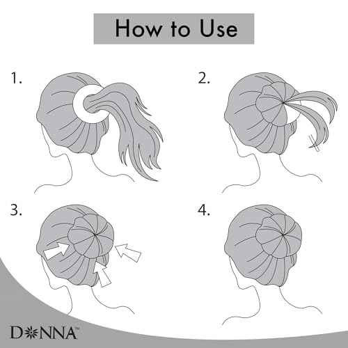 Donna Mesh Hair Donut Bun Maker, 1PC - Elegant Hair Accessories for Women, Premium Hair Accessories, Effortless Hair Bun Maker for Stylish Updos and Perfect Hair Donut Jumbo Size