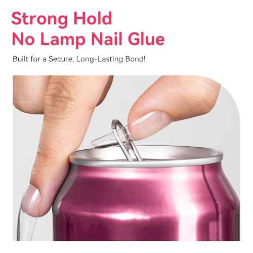 Makartt Semi Solid Nail Glue for Press On Nails, No Lamp Needed Soft Acrylic Gel Nail Tips Fake Nails, Easy to Control Hema-Free Nail Glue Gels for Nail Art DIY Home Manicure 10ml (10ml*2)
