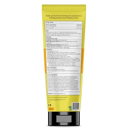 Hello Bello Kids Mineral Sunscreen SPF 50 Lotion - Broad Spectrum Sun Protection for Sensitive Skin - Water Resistant with Antioxidants - 5oz