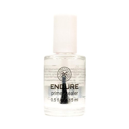 Honeybee Gardens WaterColors Nail Enamel + Endure Primer/Sealer Bundle (Fairy Dust - Very Light, Iridescent Pink)