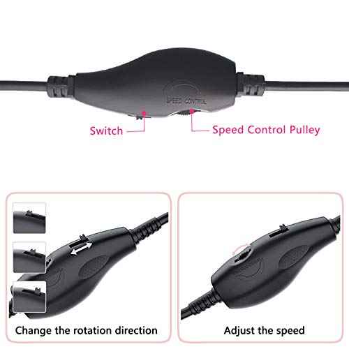 Electric Nail Drill Power Cord, Replacement USB Charger Power Cord Compatible with AIRSEE/ OVX/ Alles/ AUTENPOO/ COSITTE/ MelodySusie/ KITCCI Portable Electric Nail Drill