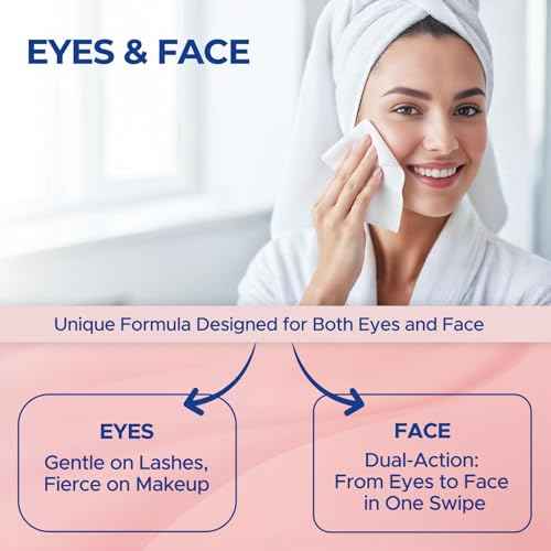 Dr. Fischer Makeup Remover Wipes - Sensitive Skin Formula, Individually Sealed, No Rinse, Eyes and Face Safe (30)
