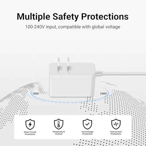 Charger Compatible with Philips Epilator Wet & Dry Series 8000 BRE700/04 BRE720/14 BRE740/14 Shaver and Trimmer for Women Replacement Power Adapter 15V Charging Cord Cable White