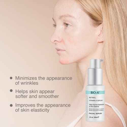 Pharmagel Bio-A Facial Serum | Retinol Serum | Anti Aging and Anti Wrinkle | Smoothes, Softens, & Brightens Skin - 1 fl. oz.