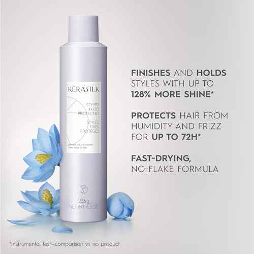 Kerasilk Ultimate Hold Hairspray for Ultra-Strong Hold & Shine, Vegan and Sulfate-Free, 300 ml